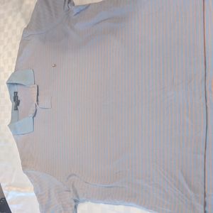 Ralph Lauren Polo Blue Orange Stripe XXL